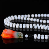 Xinjiang Gobi Magnolia Pendants Sweater Chain Jewelry