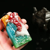 Xinjiang Gobi Yulong Pendant Sweater Chain