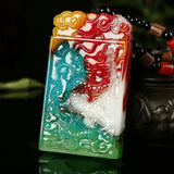 Xinjiang Gobi Yulong Pendant Sweater Chain