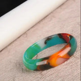 Xinjiang Gobi Golden Jade Colorful Jade Bracelet Women's Bracelet