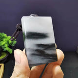 Xinjiang Golden Jade Seed Pendant for Men and Women