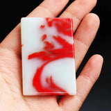 Hetian Chicken Blood Jade Pendant Necklace
