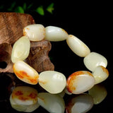 Hetian Jade Bracelet Men Women Charm Bracelets Hand String
