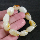 Hetian Jade Bracelet Men Women Charm Bracelets Hand String