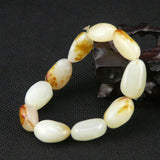 Hetian Jade Bracelet Men Women Charm Bracelets Hand String
