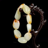 Hetian Jade Bracelet Men Women Charm Bracelets Hand String