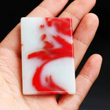 Hetian Jade Chicken Blood Joker Pendant for Men and Women