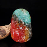 Hetian Jade Lucky Toad Pendant Necklace