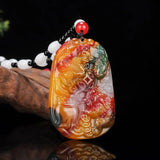 Hetian Jade Lucky Toad Pendant Necklace