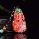Hetian Jade Magnolia Pendant for Men and Women