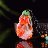 Hetian Jade Magnolia Pendant for Men and Women