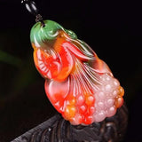 Hetian Jade Magnolia Pendant for Men and Women