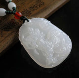Hetian Jade Unicorn Pendant for Wealth and Protection