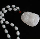 Hetian Jade Unicorn Pendant for Wealth and Protection