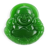 Hetian Stone Buddha Pendant Tian Maitreya Tatu Lucky Green Peace