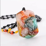 Xinjiang Hotan Jade Zodiac Tiger Pendant for Men and Women