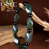 Xinjiang Hotan Sapphire Men's Bracelet Jade Amulet