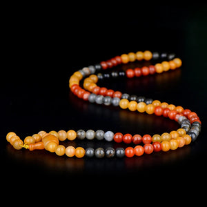 Xinjiang Jade Sweater Chain 8mm Beaded Necklace Multi-purpose Bracelet