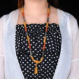 Xinjiang Jade Sweater Chain 8mm Beaded Necklace Multi-purpose Bracelet