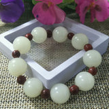 Xinjiang Jade Beads Jade Bracelet Lucky Exorcise Evil Spirits Auspicious Amulet