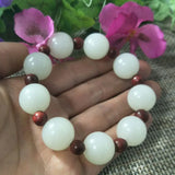 Xinjiang Jade Beads Jade Bracelet Lucky Exorcise Evil Spirits Auspicious Amulet