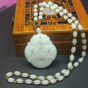 Xinjiang Jade Wealth Pendant for Men and Women