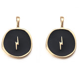 10Pcs Enamel Flash Charm for DIY Jewelry Making