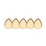 10pcs 25mm Stainless Steel Drop Tray Pendant