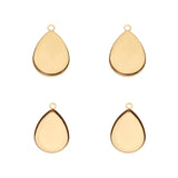 10pcs 25mm Stainless Steel Drop Tray Pendant