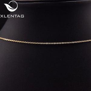 XlenAg Pearl Ring Necklace Women Fine Jewelry Wedding Party GN0266