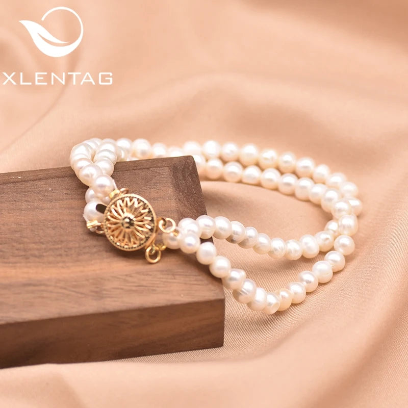XlenAg Fresh Water Pearl Bracelet Women GB0169
