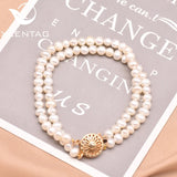 XlenAg Fresh Water Pearl Bracelet Women GB0169