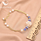 XlenAg Natural Pearl Bracelet - Adjustable Charm Bracelet