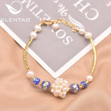 XlenAg Natural Pearl Bracelet - Adjustable Charm Bracelet