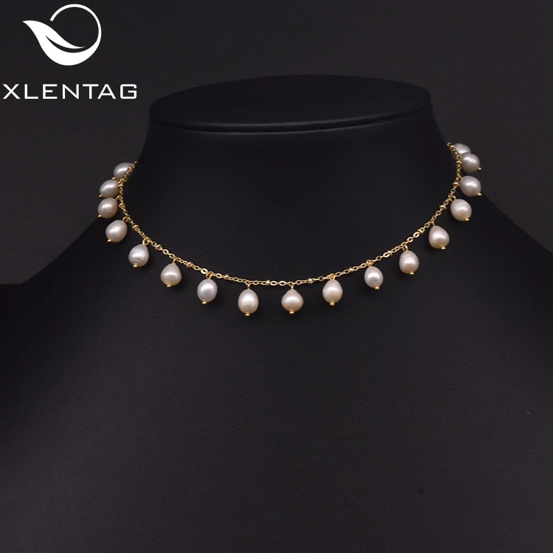Baroque Freshwater Pearl Necklace Party Jewelry GN0226