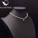 Freshwater Pearl Necklace Women's Wedding Engagement Anime Horn