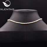 Freshwater Pearl Necklace Women's Wedding Engagement Anime Horn