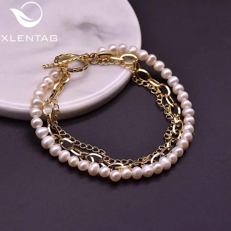 Elegant Women's Freshwater Pearl Bracelet