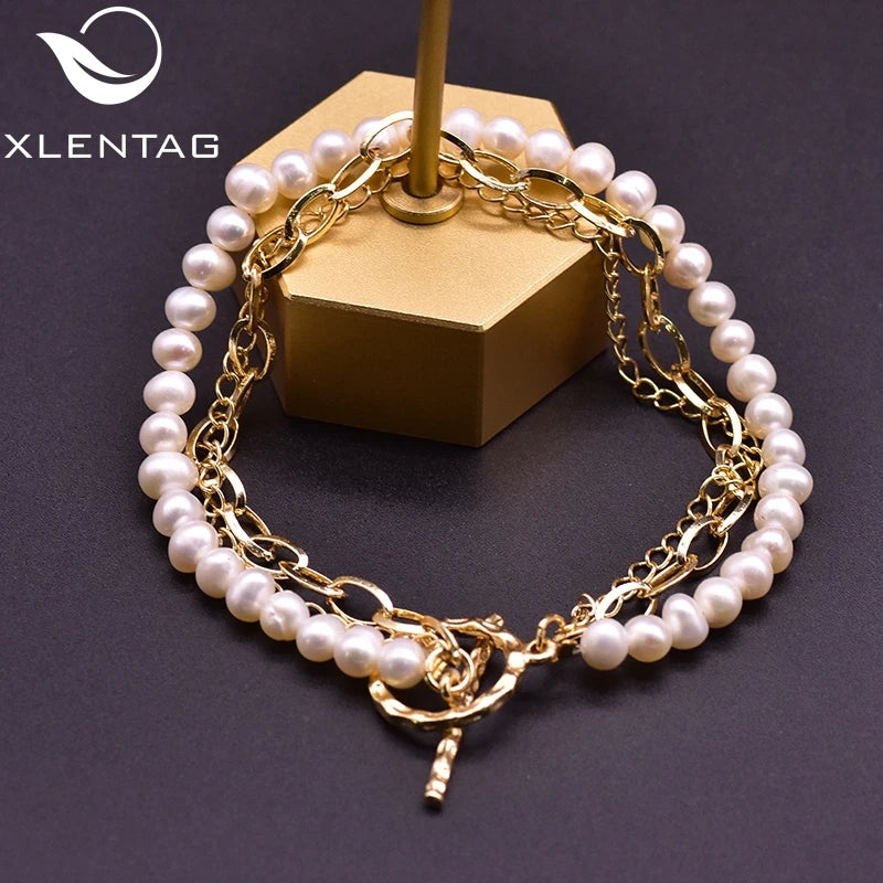 Elegant Women's Freshwater Pearl Bracelet