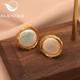 925 Silver Ear Hook Earrings Natural Pearl Drop GE0480