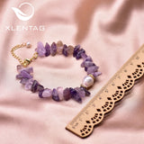 Purple Stone Bracelet Anime Pearls Friendship Romantic Boho Jewelry