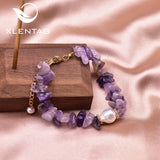 Purple Stone Bracelet Anime Pearls Friendship Romantic Boho Jewelry