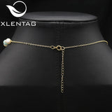 Freshwater Pearls Long Chain Starry Sky Pendant Necklace