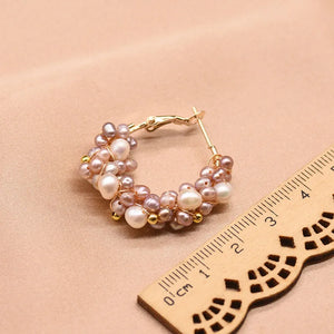 Colorful Freshwater Pearl Earrings Wedding Party Boho Jewelry