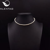 Natural Fresh Water Pearl Necklace Wedding Party Gift GN0263B