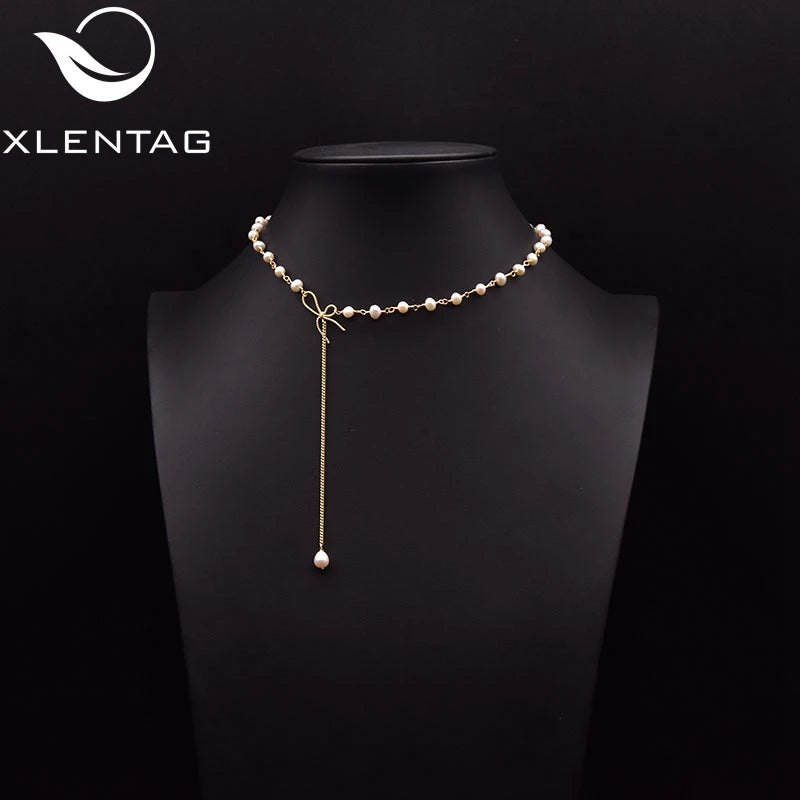 Natural Fresh Water Pearl Necklace for Women