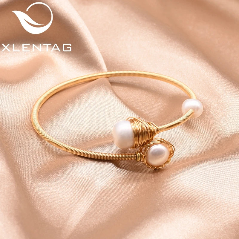 Pearl Cuff Bracelet Joyeria GB0185