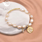 Natural Baroque Pearl Spider Stretch Bracelet for Women