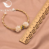 Pearl Flower Bracelet Bangle Wedding Party Gift
