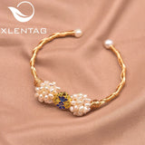 Pearl Flower Bracelet Bangle Wedding Party Gift